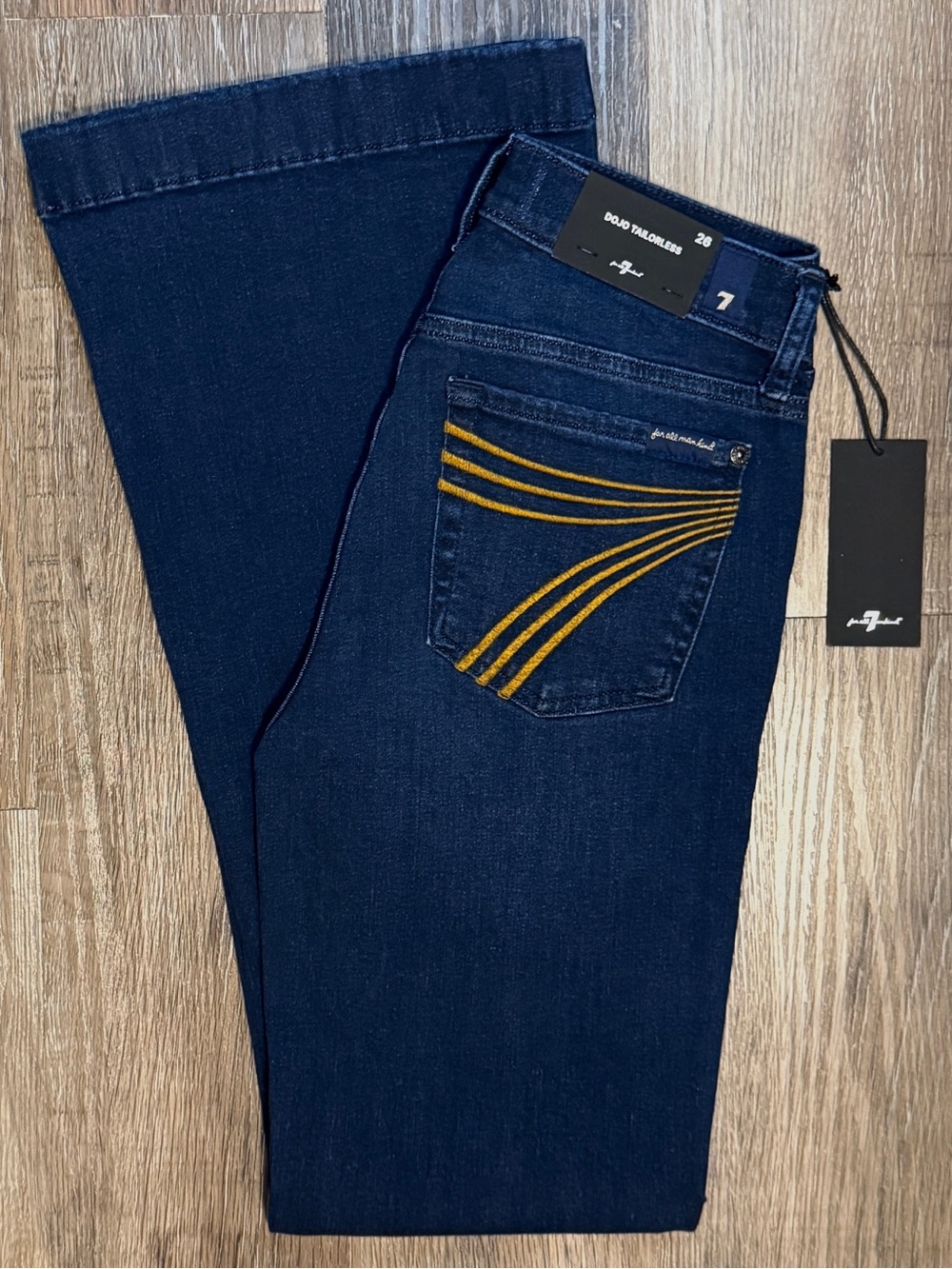 NWT 7 For All Mankind Tailorless Dojo Jeans 7FAMK